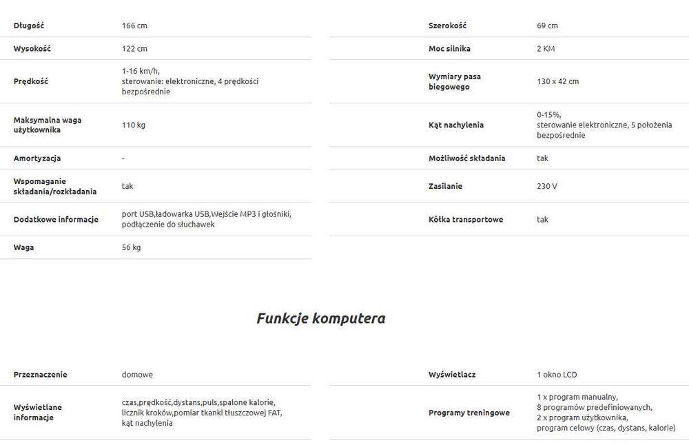 Bieżnia elektryczna YORK FITNESS T700