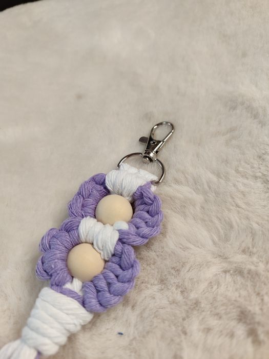 Porta chaves macramé