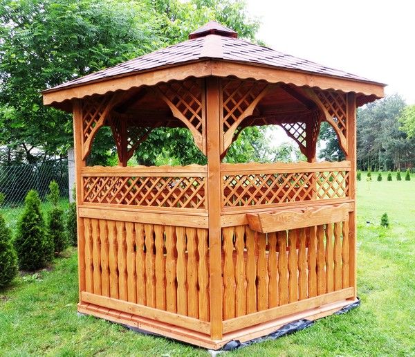 Altanka ogrodowa, altana drewaniana, 3,2m, 3,9m, 5,0m, 6,0m