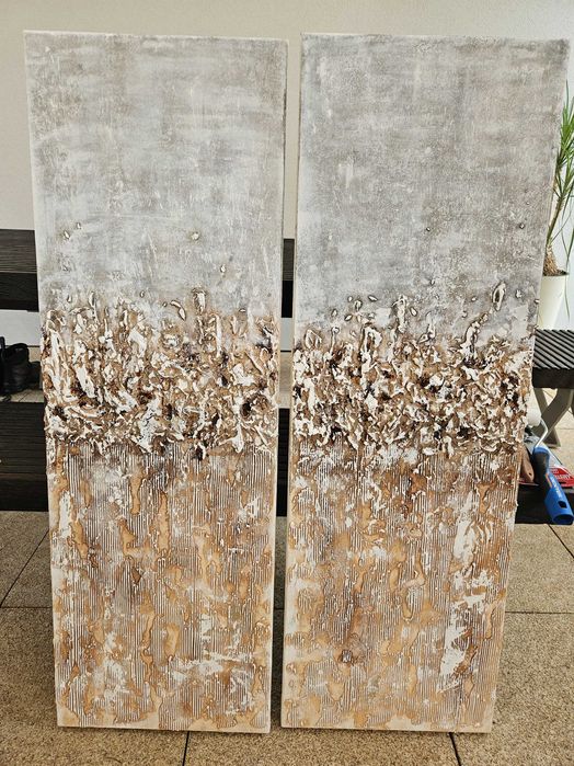 Conjunto de Quadros abstratos