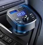 Transmissor FM leitor USB Bluetooth carregador USB isqueiro carro NOVO