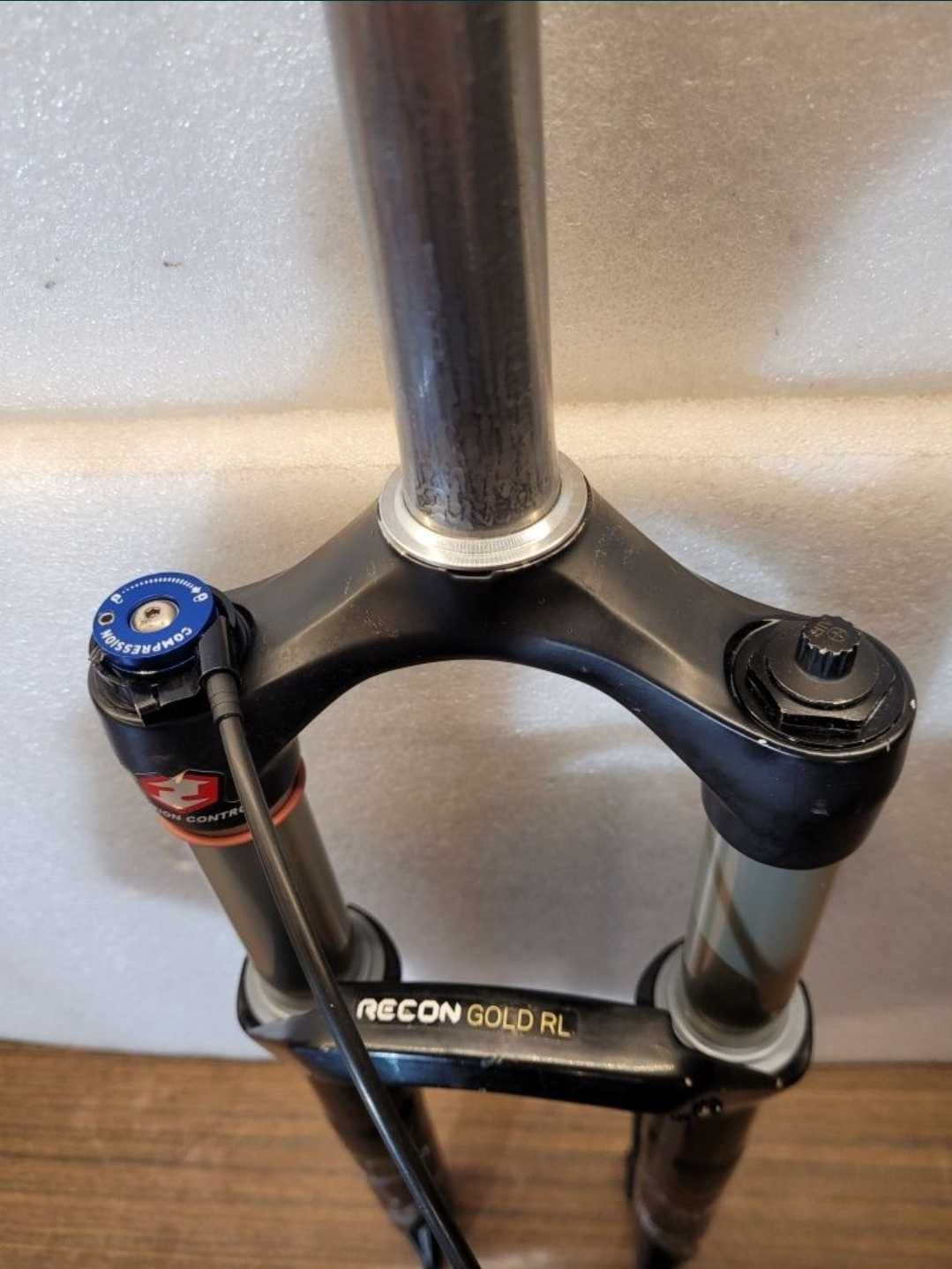 Rock Shox Recon Gold RL 26' 100mm qr9mm rura 1 1/8 tarcza po serwisie