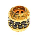 Złoty charms do bransoletki cyrkonie 42822