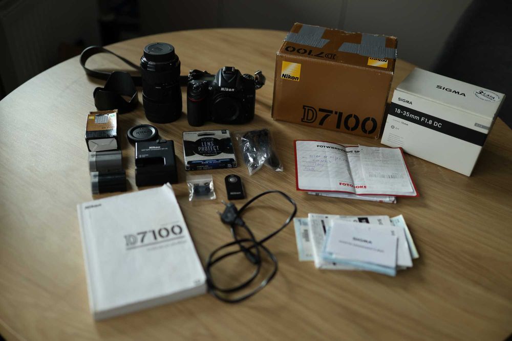 Nikon D7100 + Sigma 18–35 mm f/1.8 ART + gratisy + faktury