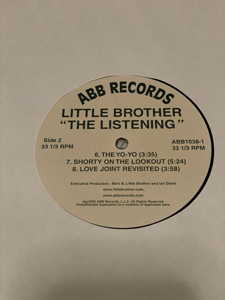 Discos Vinil - The Listening by Little Brother
