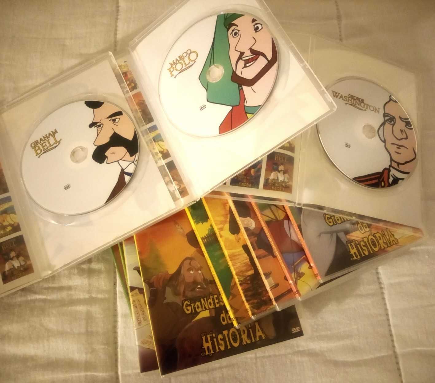 DVDs "Grandes Heróis da História"