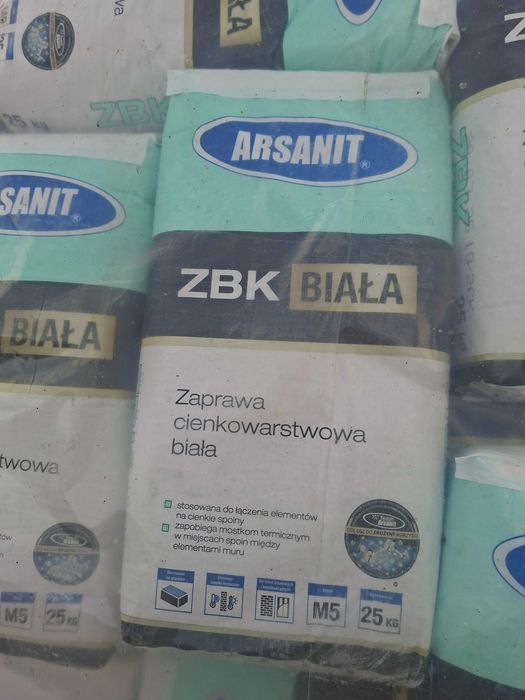 Zaprawa cienkowarstwowa biała Arsanit ZBK biała