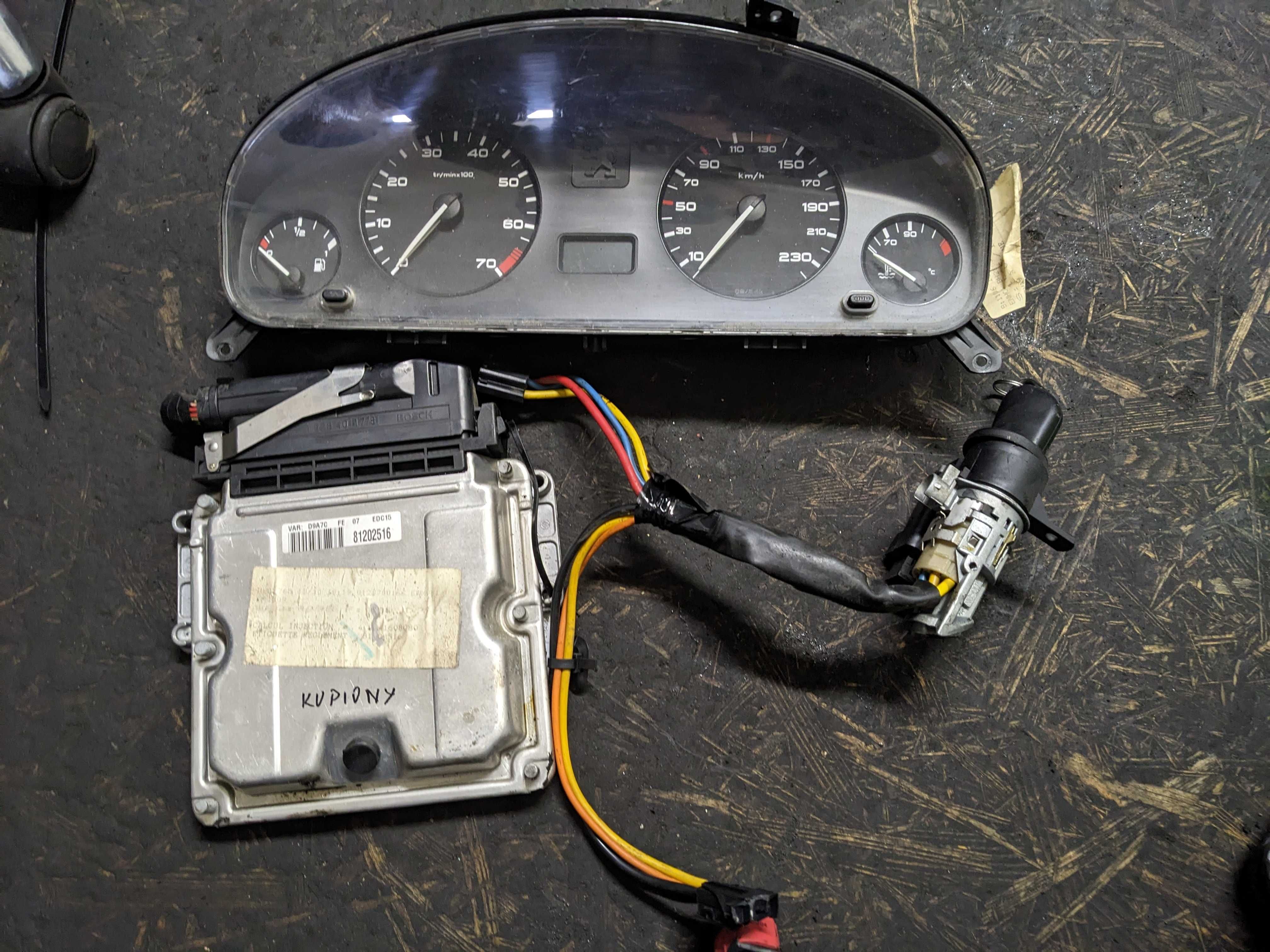 Peugeot 406 2.0 HDI Zestaw Startowy Komputer IMMO