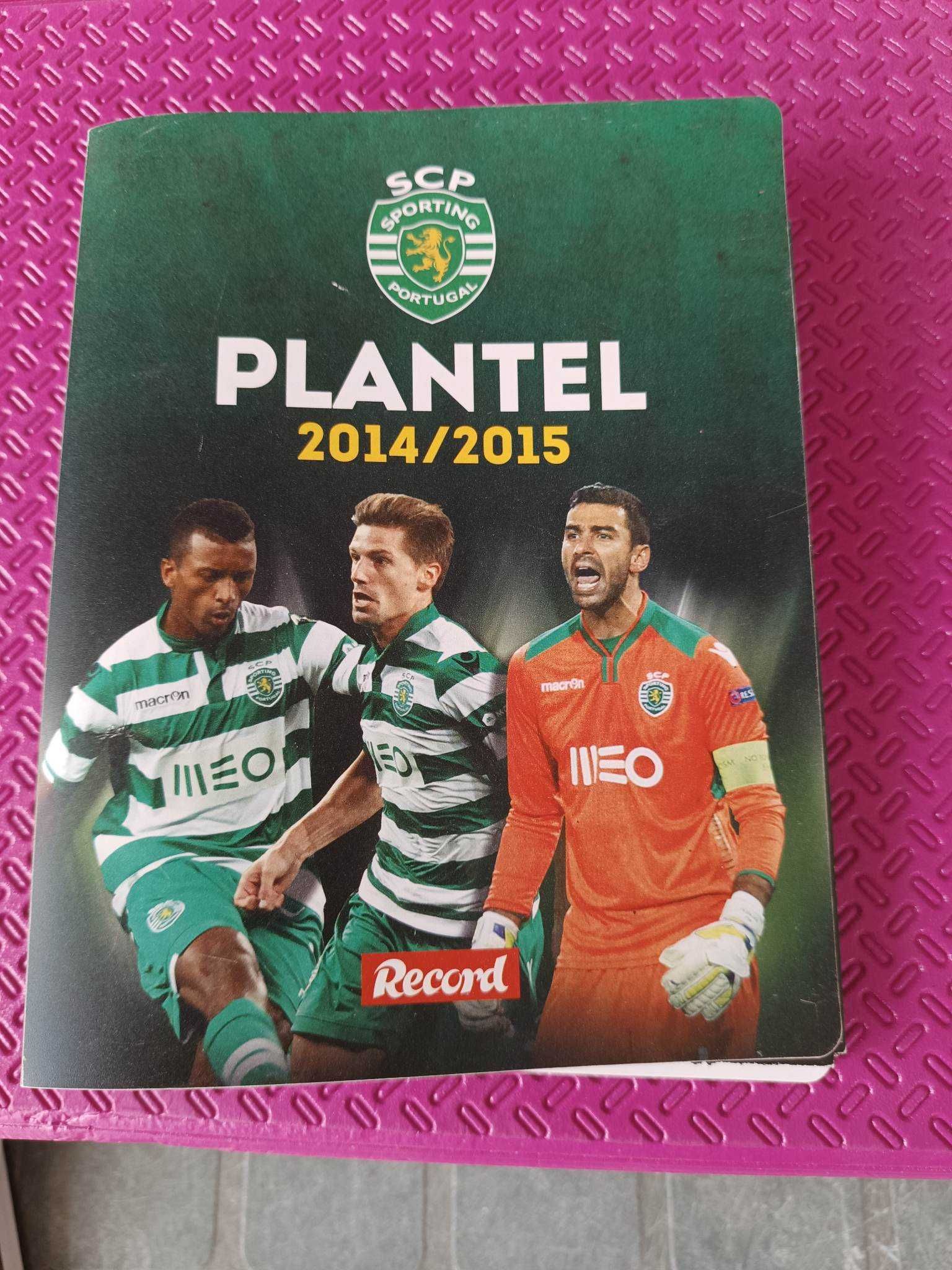 Colecção em fascículos plantel Sporting 2014/2015