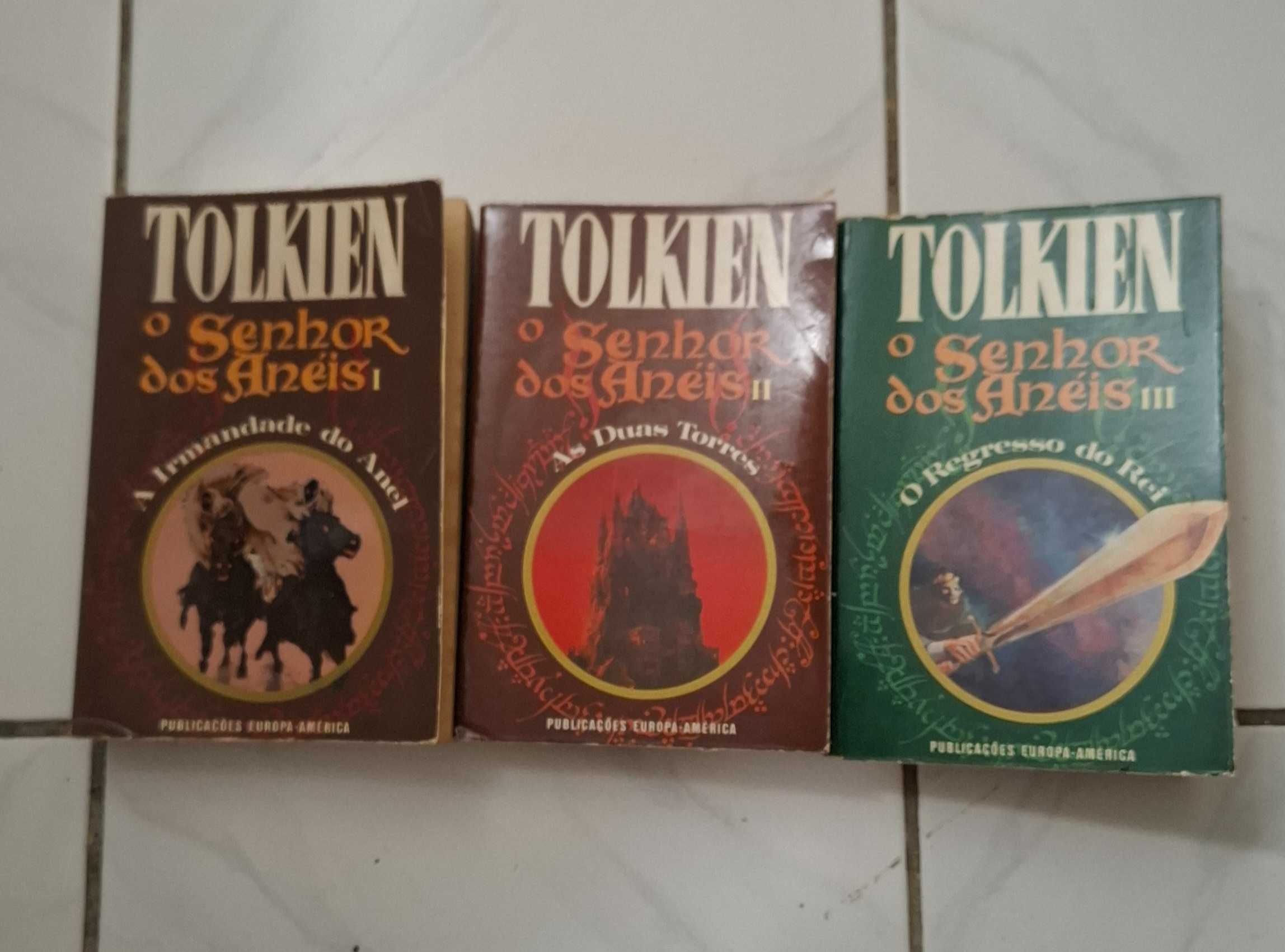 Tolkien O SENHOR DOS ANEIS 3 volumes