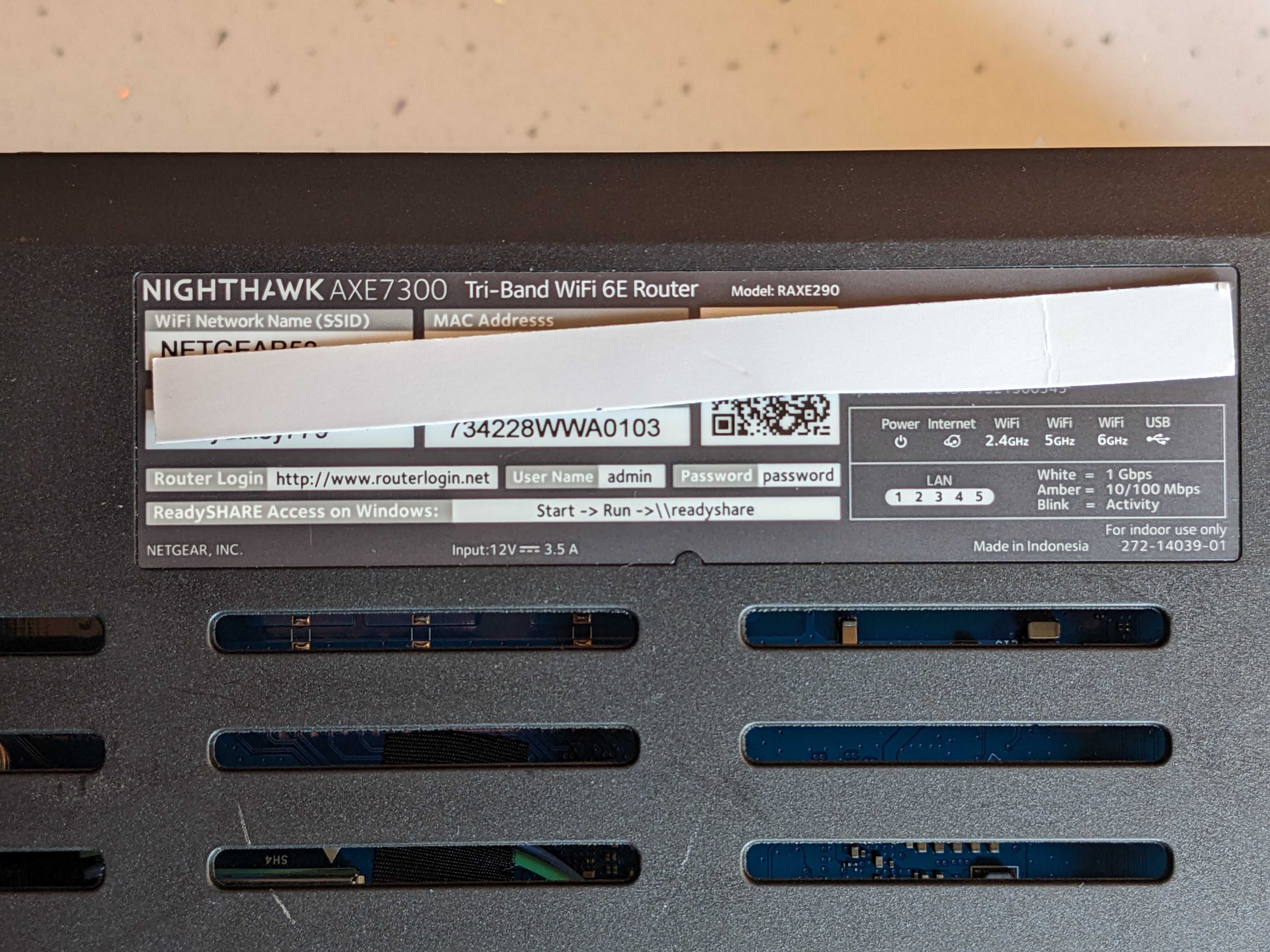 Netgear Nighthawk RAXE290 WiFi 6
