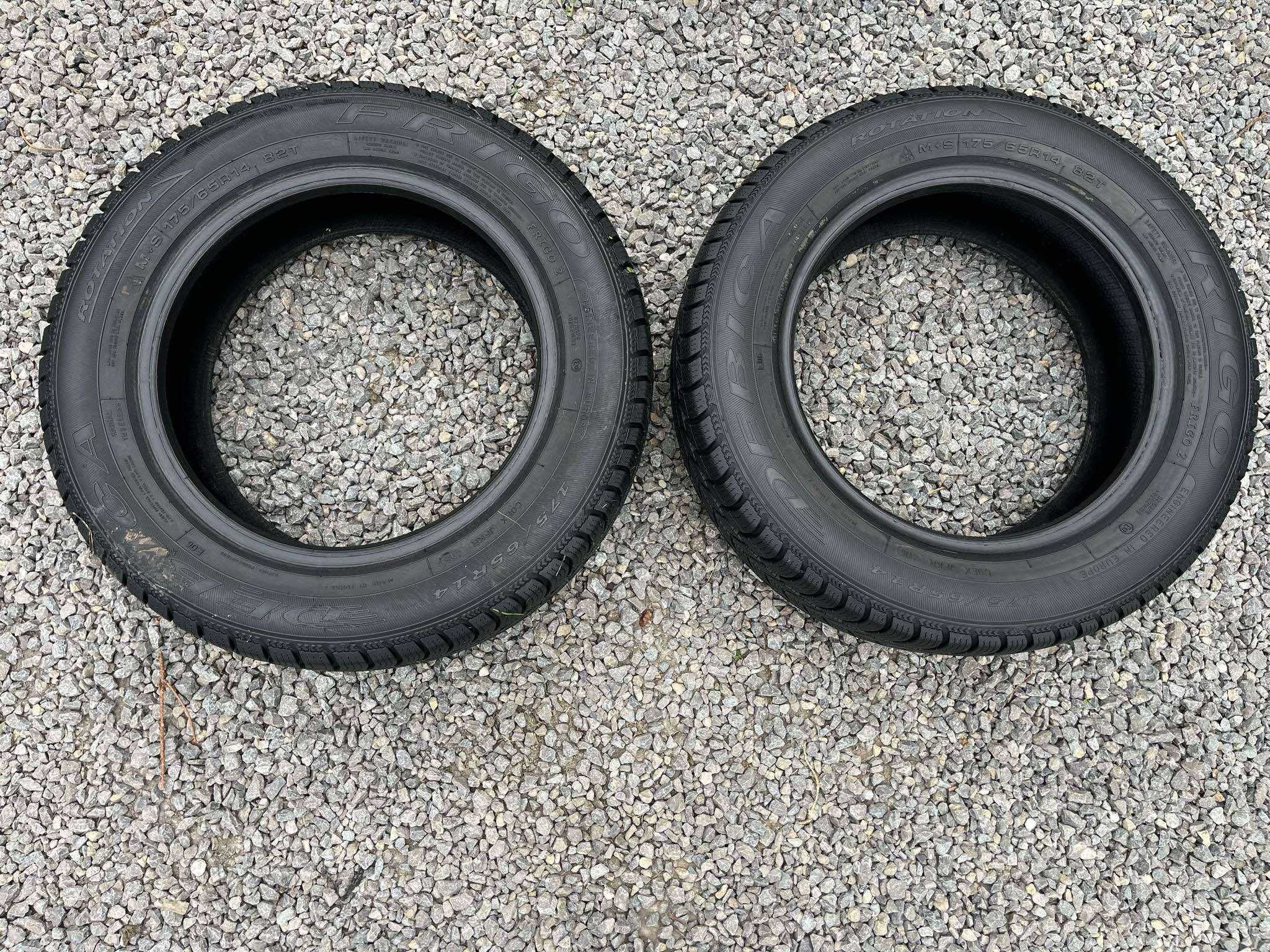 Opony 175/65R14 Dębica Frigo 2 Zima 2sztuki 5,99mm bieżnika