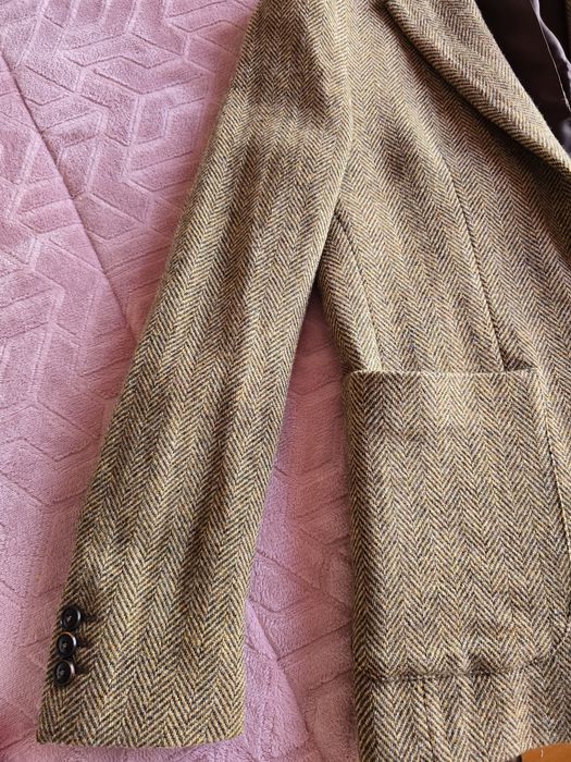 Blazer castanho espiga