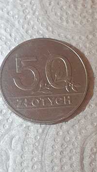 Moneta 50 zł z 1990 roku