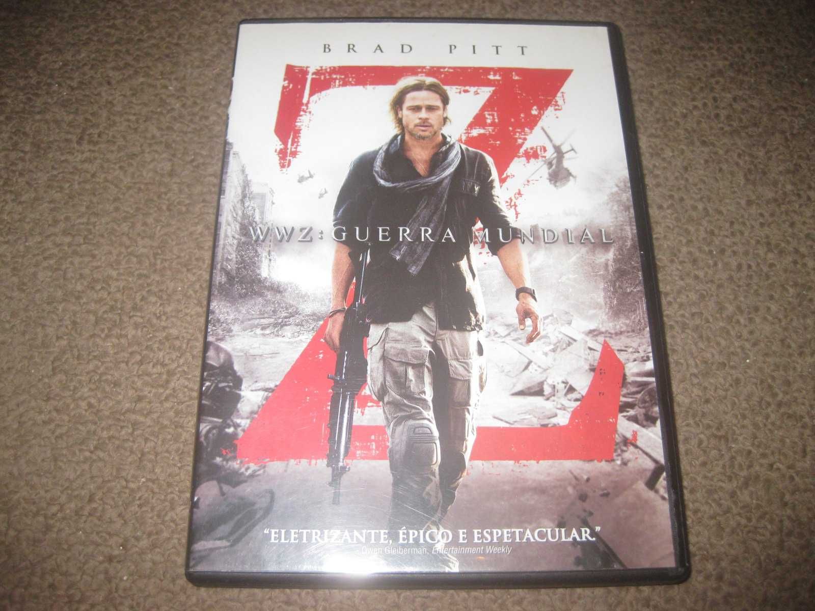 DVD "WWZ - Guerra Mundial" com Brad Pitt
