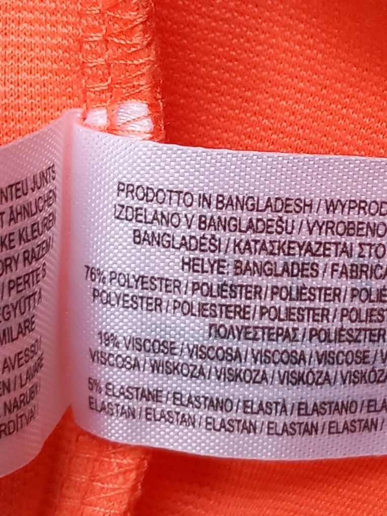 Sukienka midi roz.40 pomarańczowa na ramiączkach