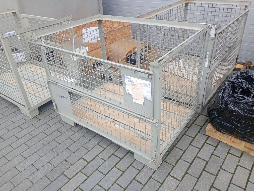 Skrzyniopalety metalowa gitterbox
