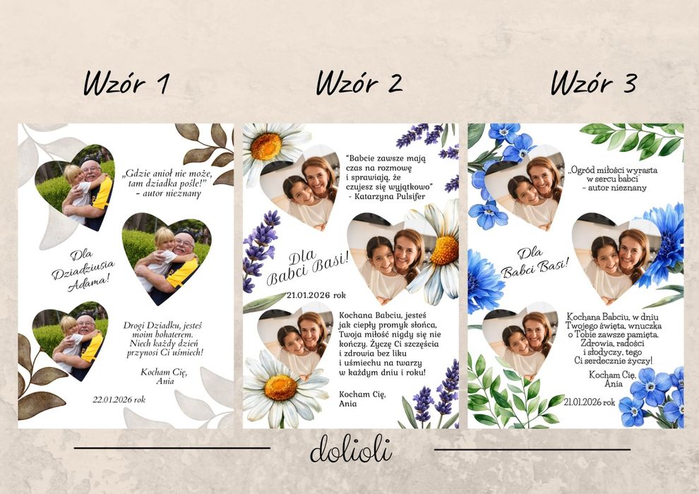 Plakat dzień babci i dziadka A4