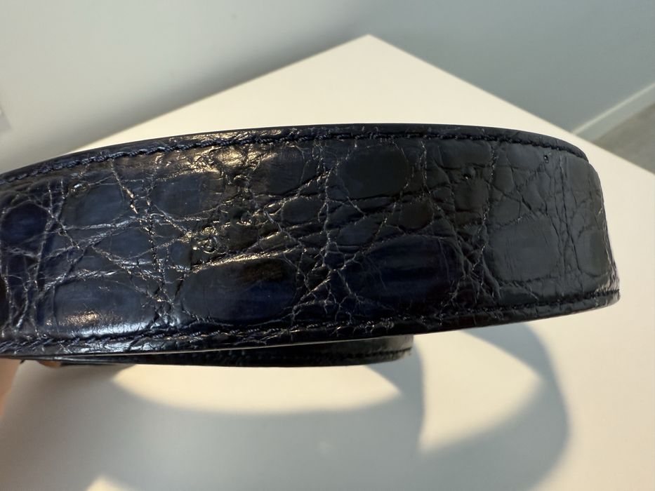 Ремень Stefano Ricci кожа крокодила