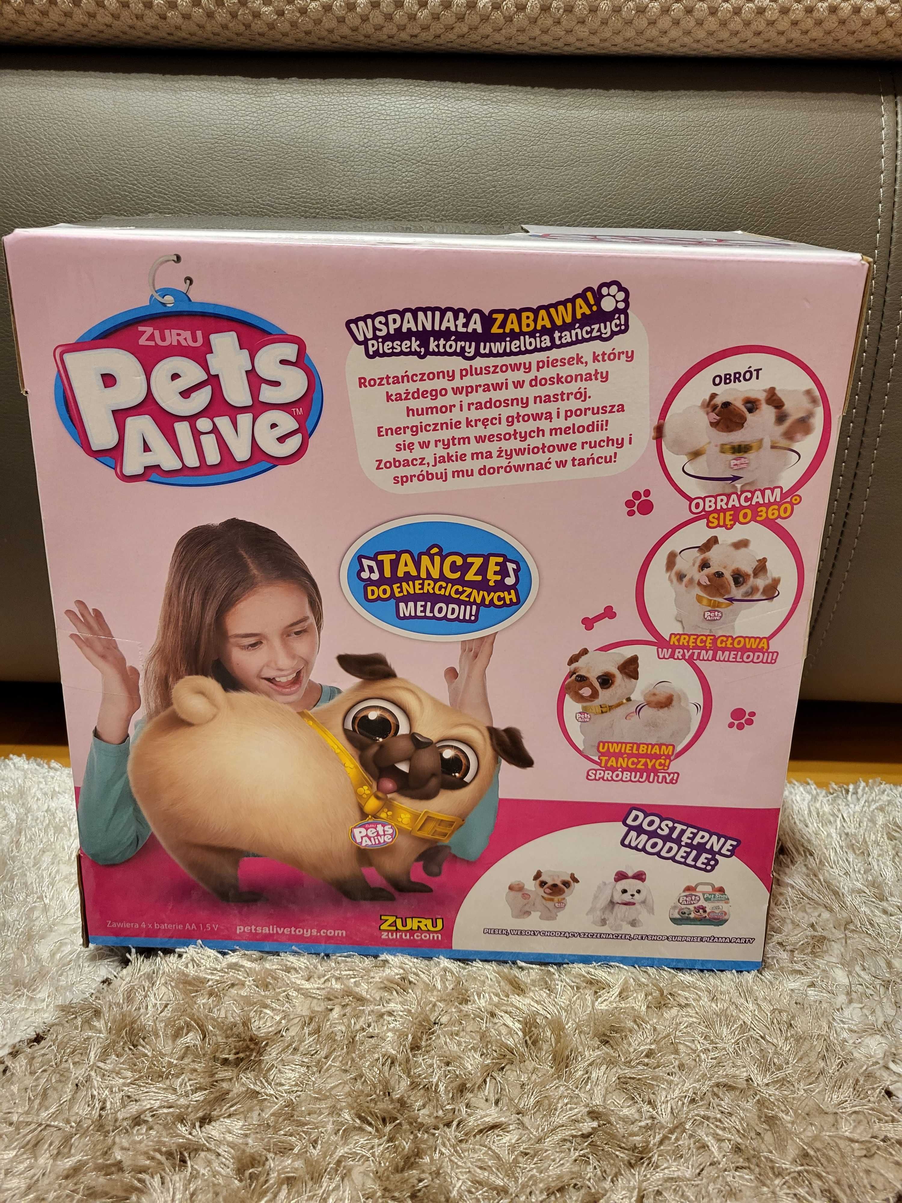 Zuru Pets Alive tańczący śliczny piesek Mops NOWY!!!