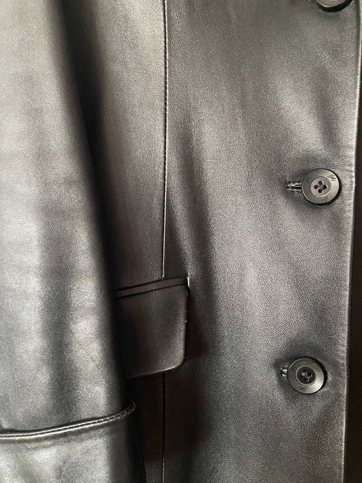 Пиджак кожаный женский, р.50 -52.