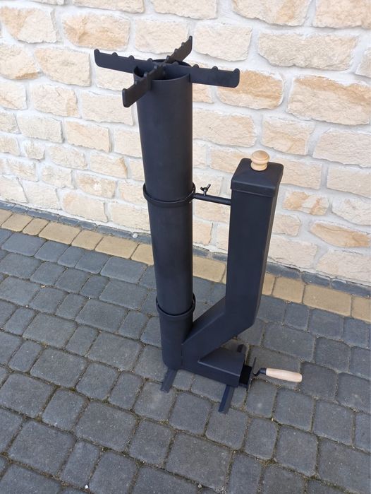 Kominek tarasowy/ Parasol grzewczy na pellet/ LAMPA ogrodowa