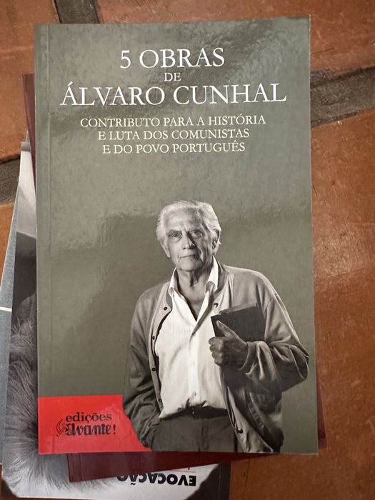 Livro 5 obras de Álvaro cunhal - Contributo Para a História e luta DOS Comunistas e do Povo português