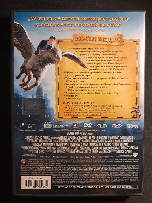 Harry Potter i Więzień Azkabanu | 2xDVD