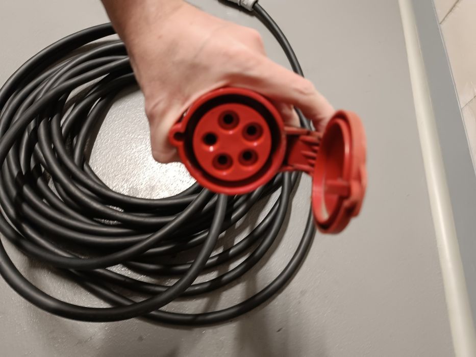 H07RN-F OnPD 5x6 19m kabel siłowy guma linka przedłużacz wtyki 32A