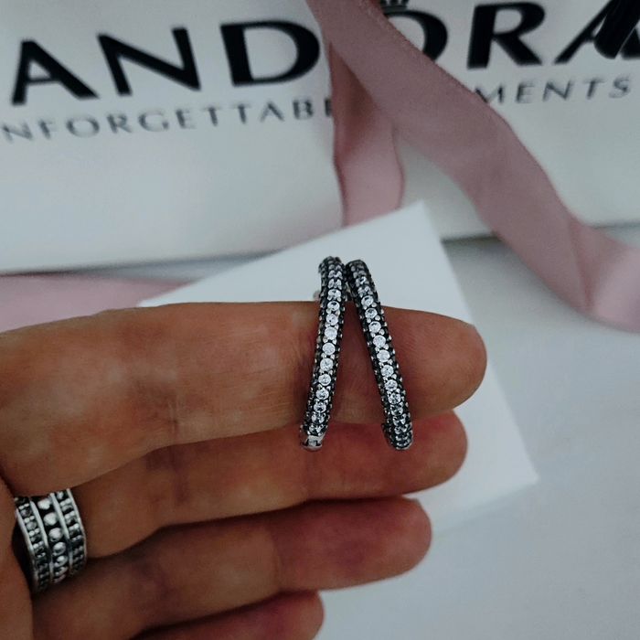 Pandora Пандора  серьги сережки кульчики