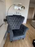Fotel Chesterfield (Black Red White)