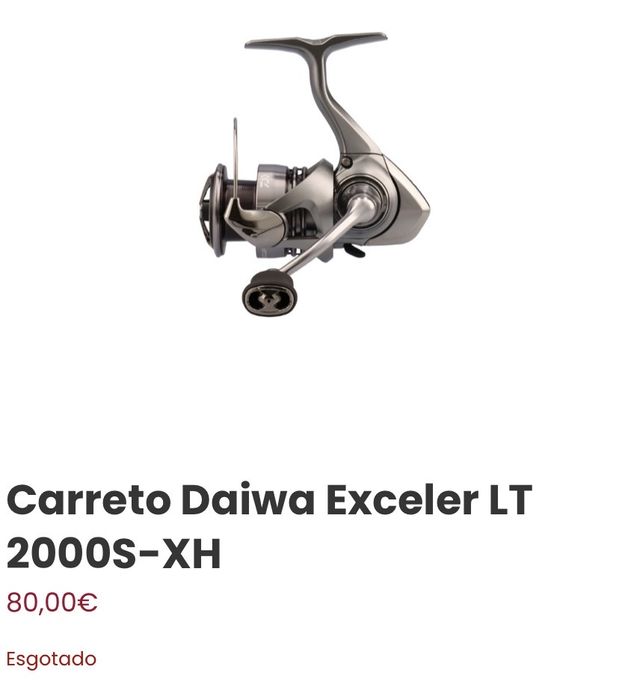 Carreto Daiwa Exceller LT 2000s-XH