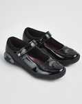 32 George led czarne baleriny baletki buty galowe wizytowe eleganckie