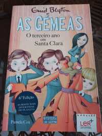 Livro As gémeas " O terceiro ano em Santa Clara"