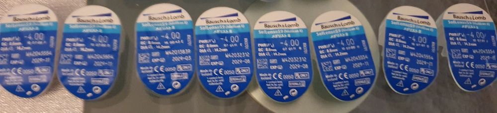 Soczewki kontaktowe Bausch &Lomb -4.00