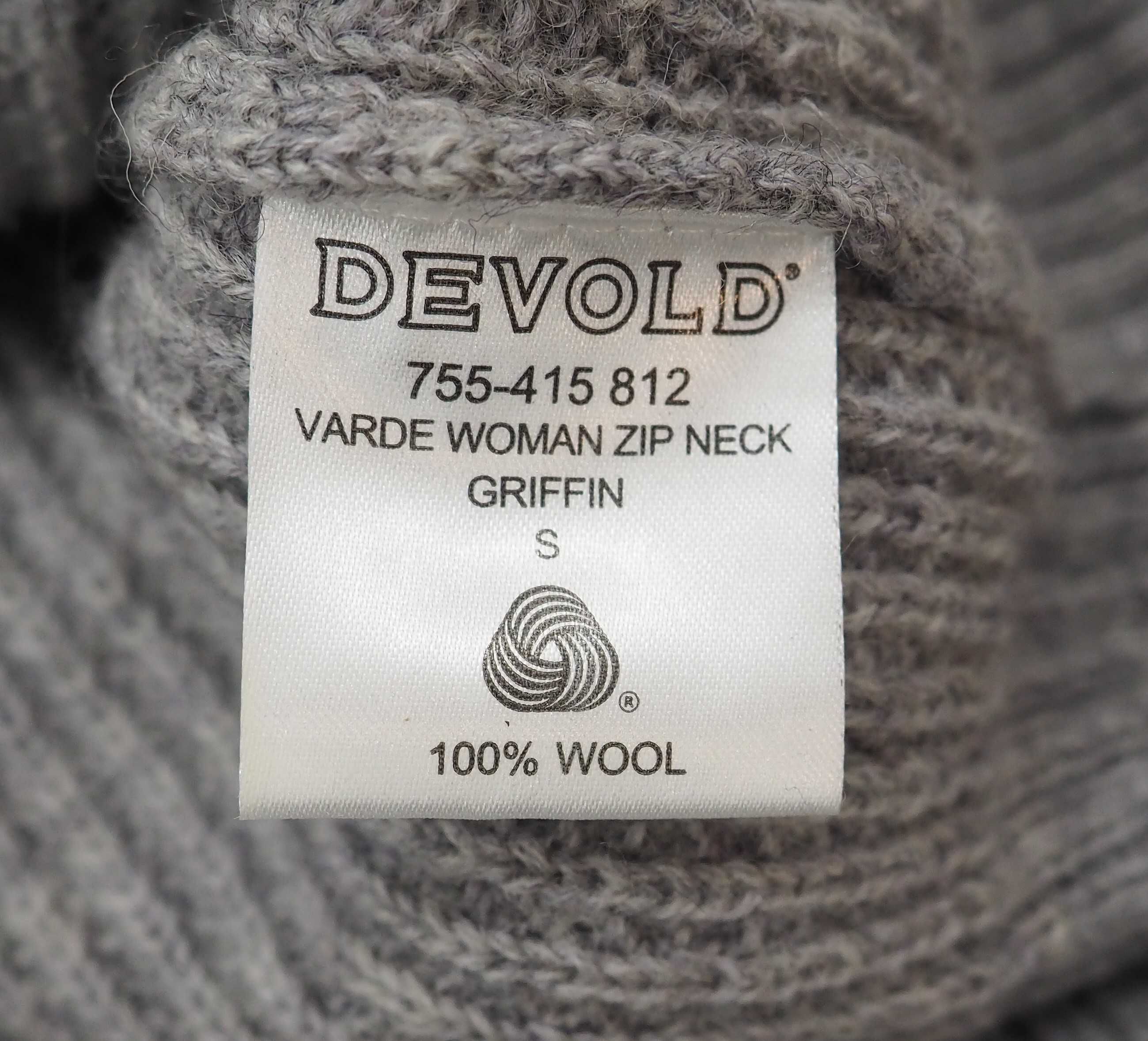 DEVOLD_VARDE_GRIFFIN_sweter damski_zima_trekking_outdoor_WOOLMARK_S