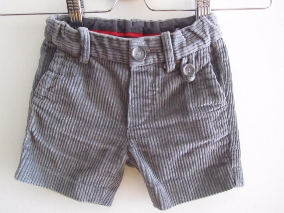 2 calções/conjunto: azuis escuros e cinza, bombazine ZARA Baby 6/9m