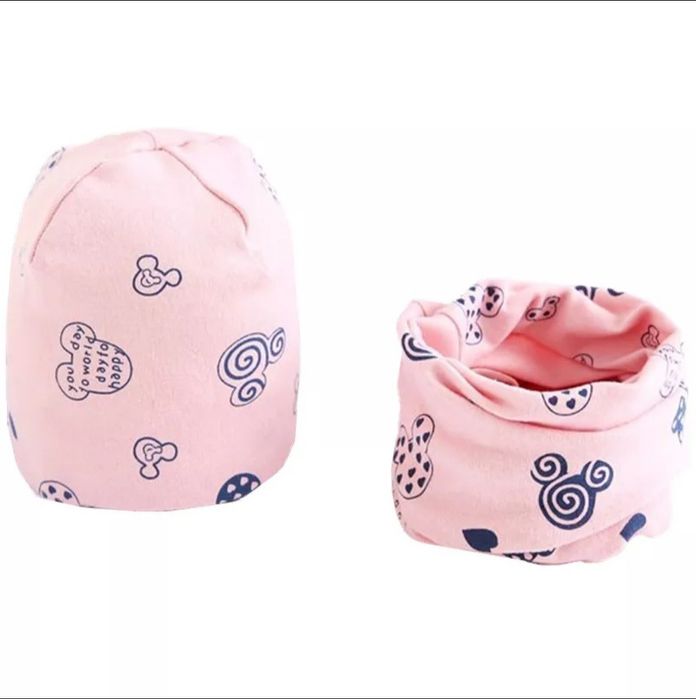 Komplet: czapka + komin