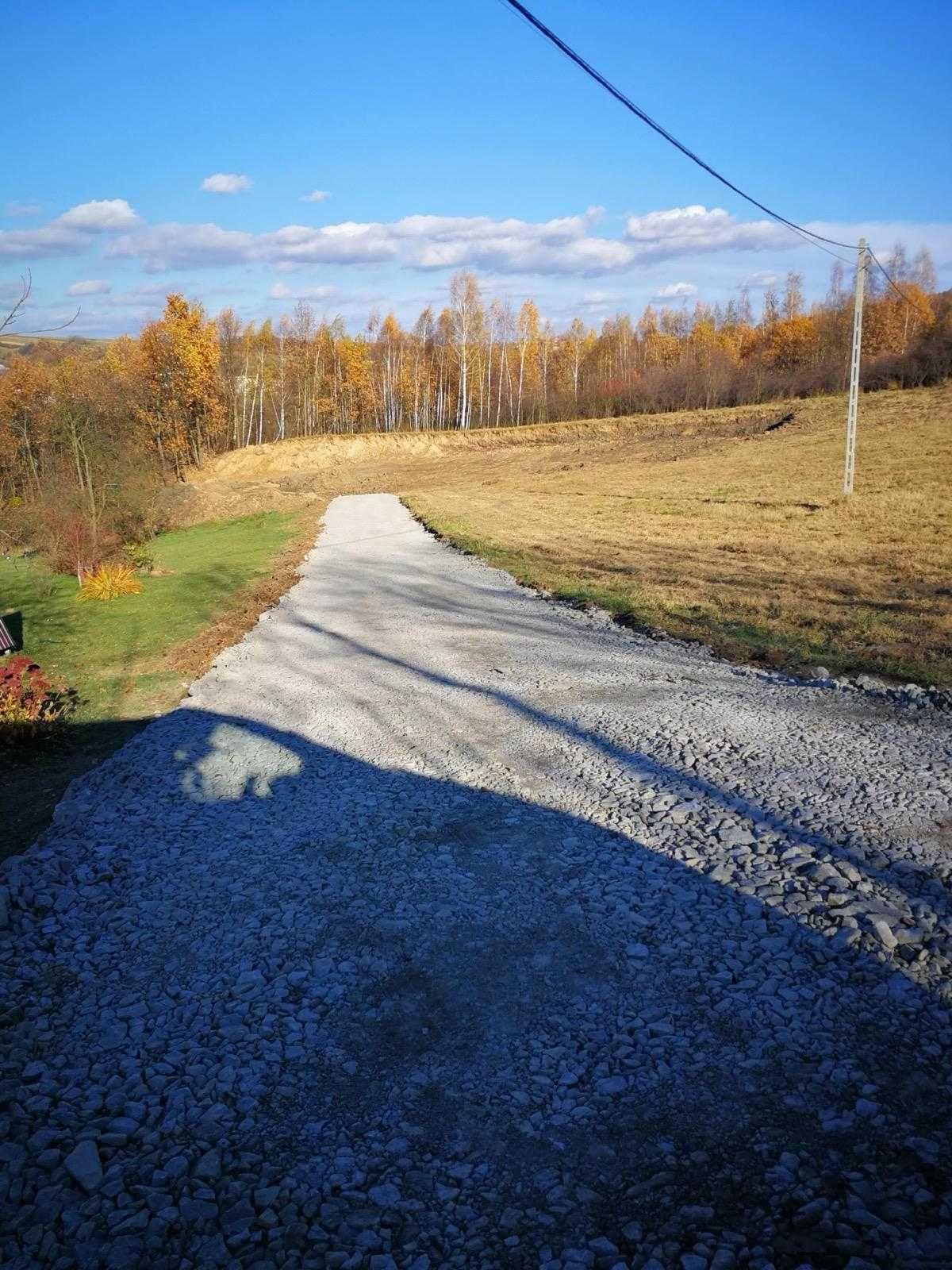 Usługi Minikoparką  Wozidłem Prace Ziemne Transport