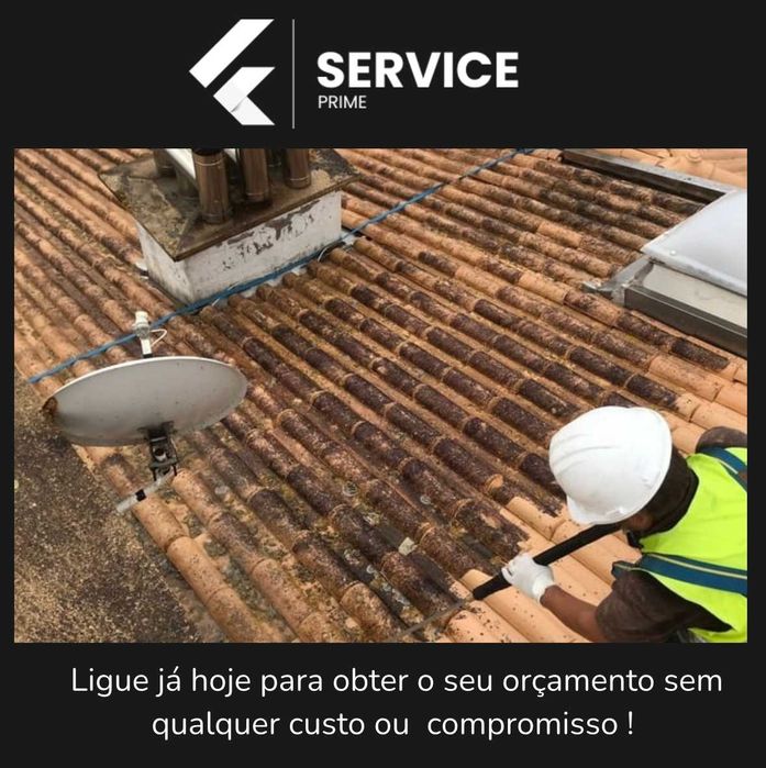 Limpeza e Recuperação de Telhados | Service Prime