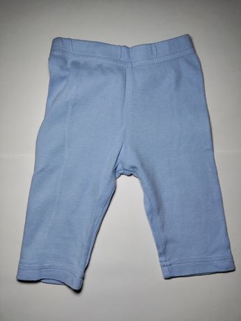 Niebieskie błękitne długie spodnie legginsy 62 cm Disney