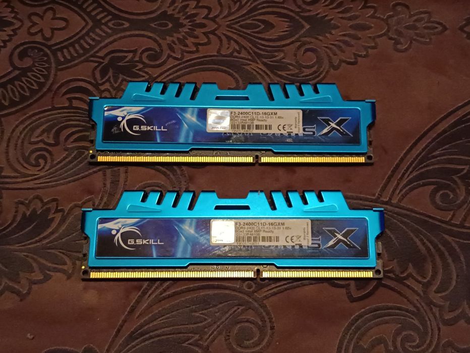 G.SKILL RipjawsX 16gb DDR3-2400MHz (kit 2x8Gb) в отличном состоянии