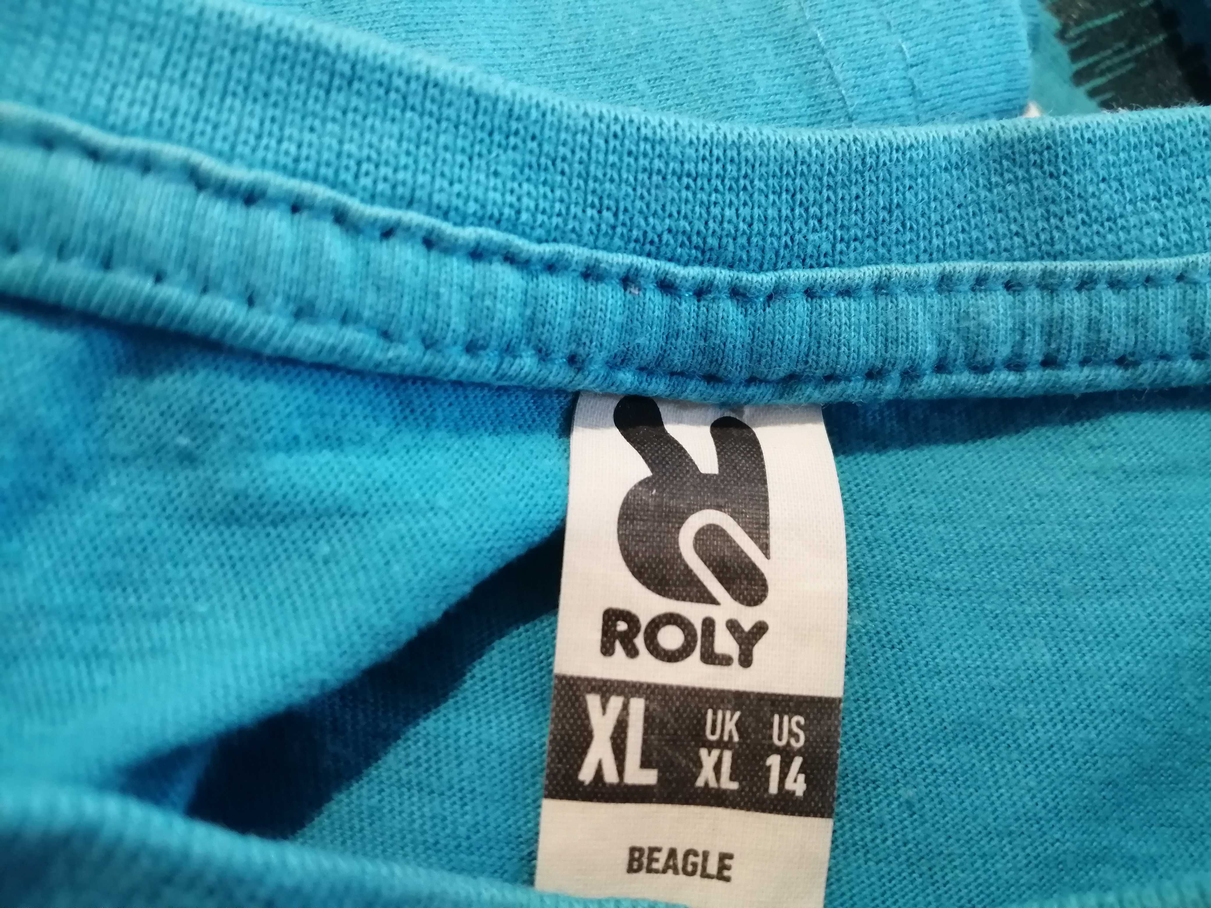 Koszulka, T-shirt, niebieska, Amazon Peak 2020, XL, Roly (Dw) (Odzież)