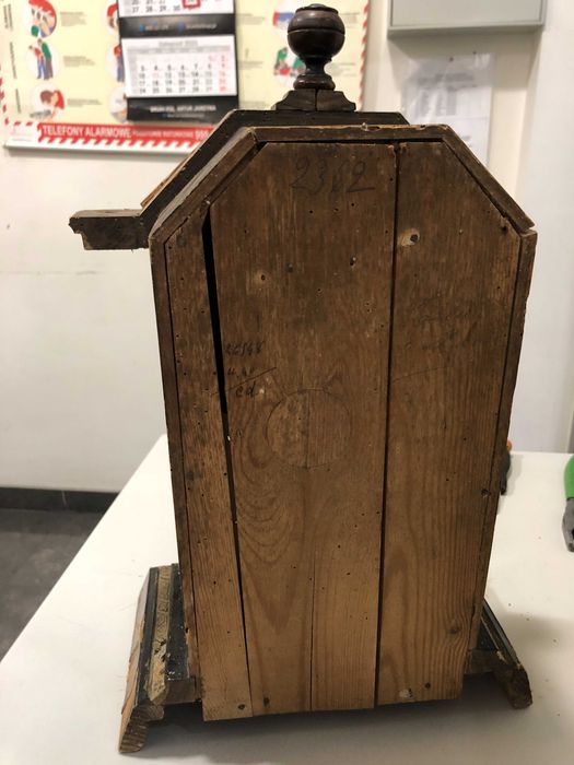 Antyk zegar kapliczka  z XIX wieku