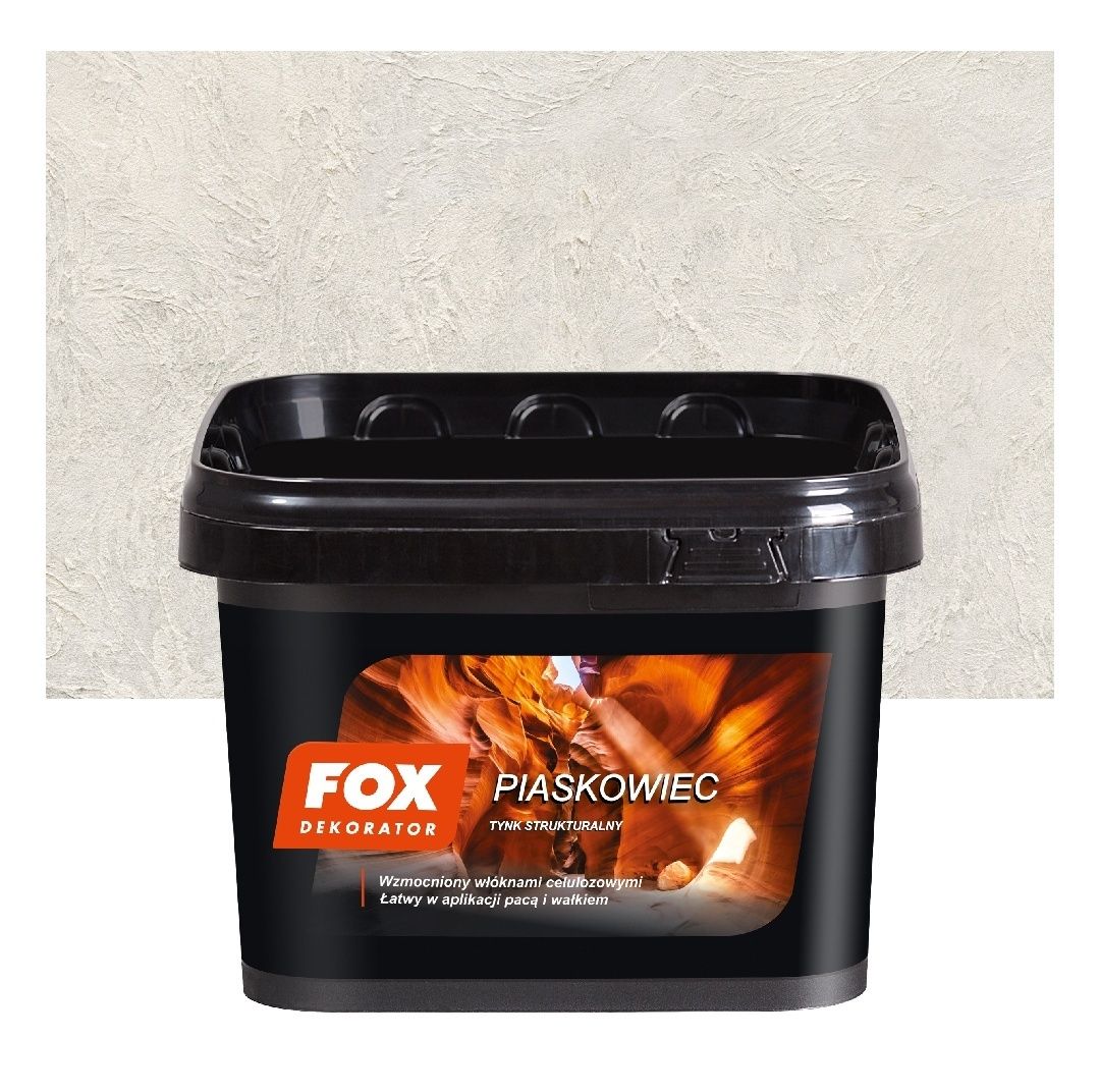 Tynk strukturalny Atlas Fox Dekorator PIASKOWIEC 4kg