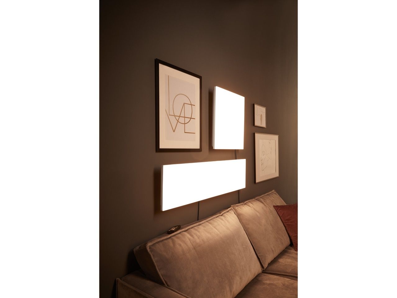 Nowy Panel sufitowy LIVARNO home, z regul koloru światła prosto lub kw