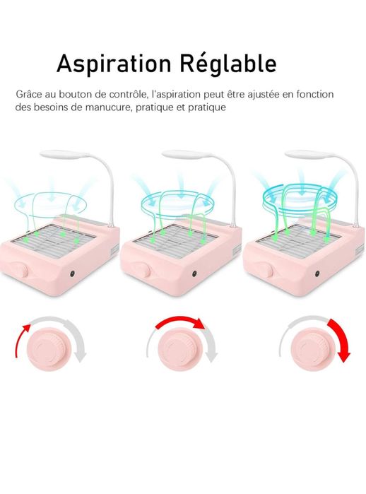 Витяжка для опилу нігтів манікюр