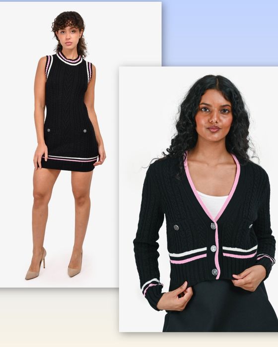 CHANEL жіночий кашеміровий чорний кардиган M-L в стилі old money