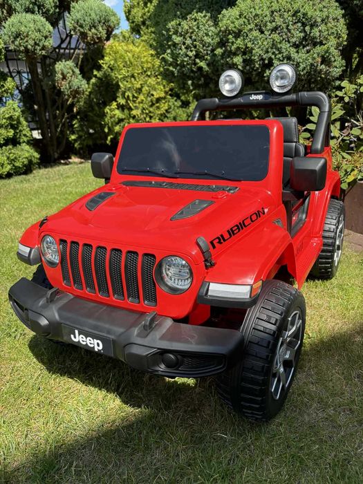 Samochód Jeep Wrangler Rubicon na akumulator dla dzieci Pilot MP3 EVA