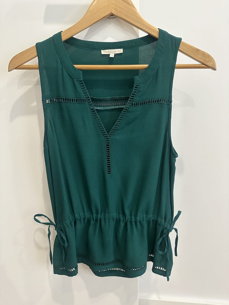 Blusa Salsa verde, tamanho XS